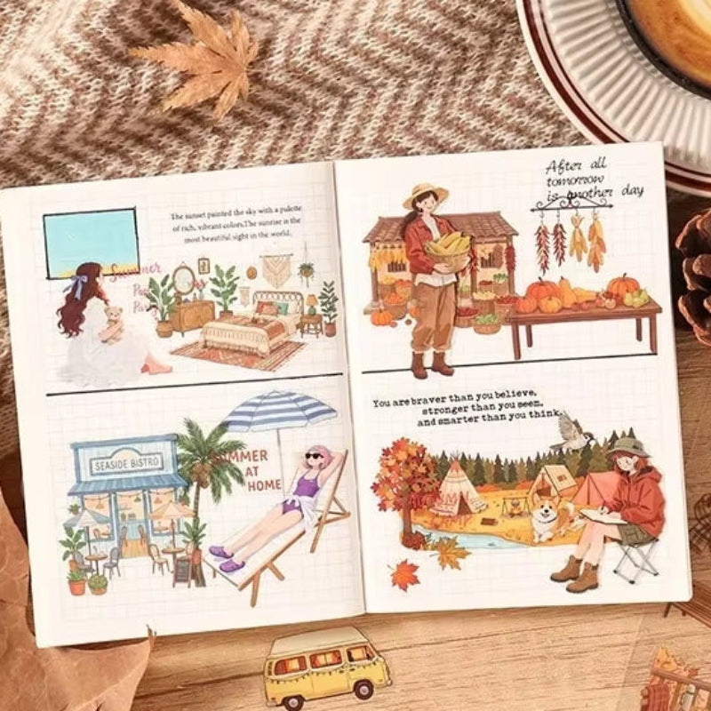 Libro de Stickers "Paseo por las Estaciones"