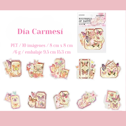 Stickers PET "Butterfly Of Dance"