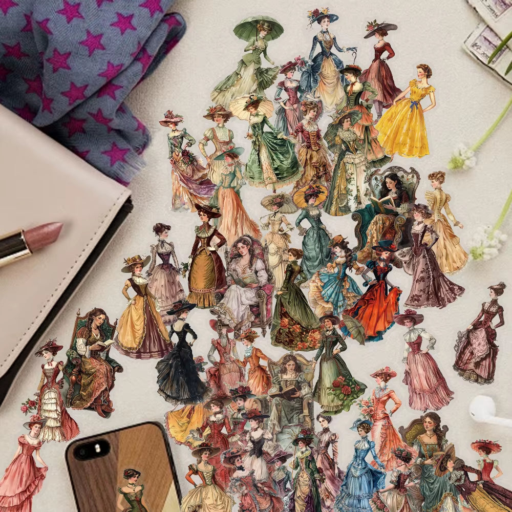 Stickers PET "Moda Antigua"