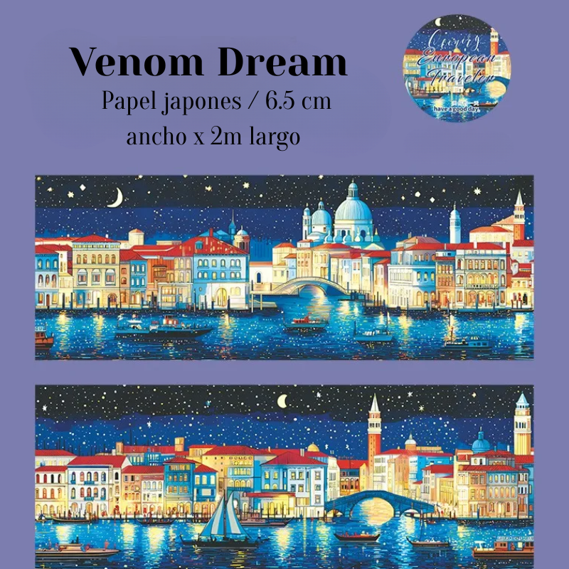 Set de Cintas Washitape “European Traveler”