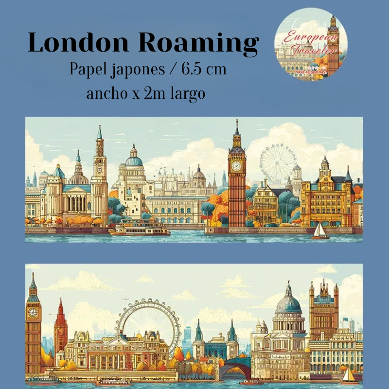 Set de Cintas Washitape “European Traveler”