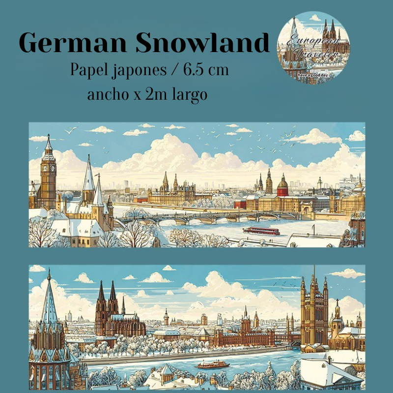 Set de Cintas Washitape “European Traveler”