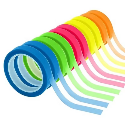 Set x 5 Resaltador Roll Neon
