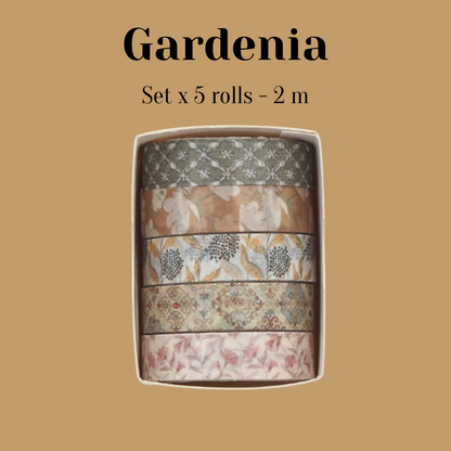 Set de Cintas Washitape “Jardín Elegante”