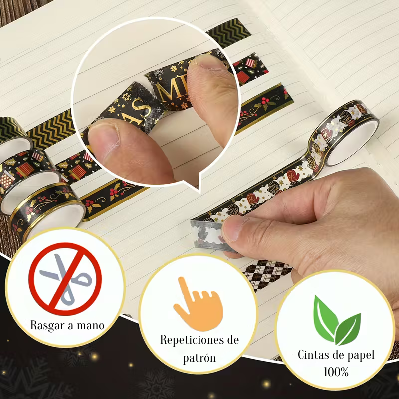 Set de Cintas Washitape “ Golden”