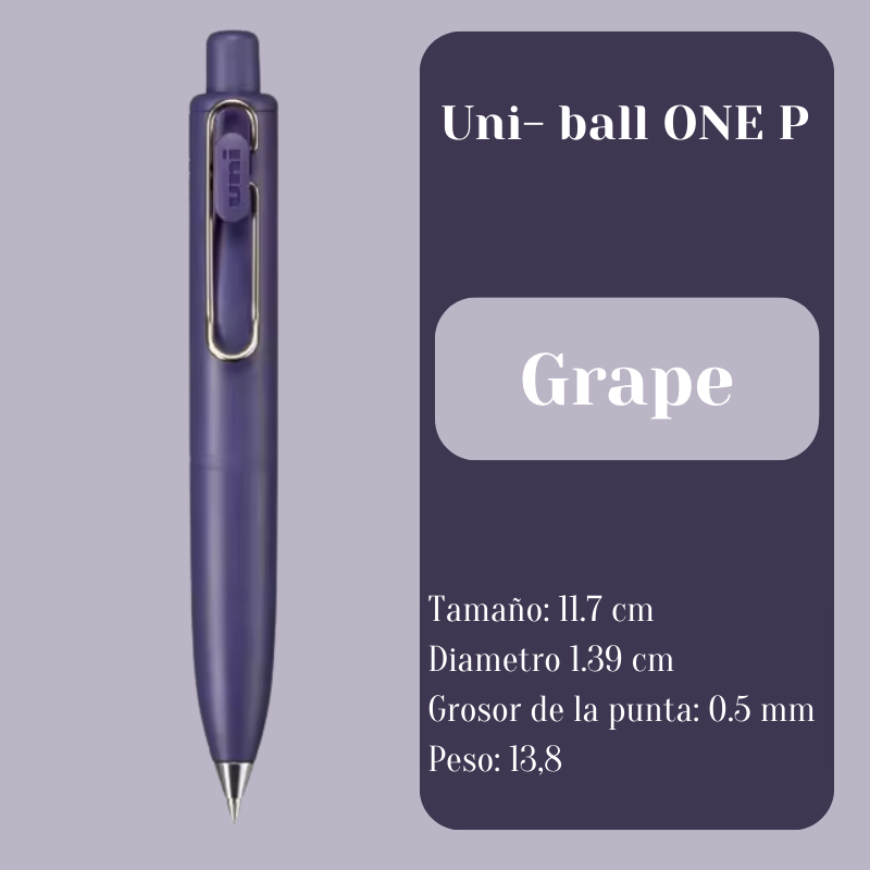 Lapiceros Uni-ball 🇯🇵 One P (tinta negra)