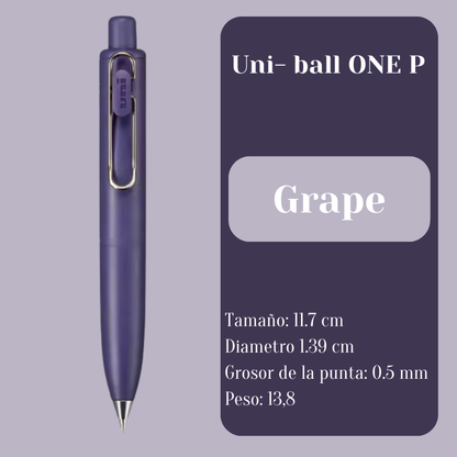 Lapiceros Uni-ball 🇯🇵 One P (tinta negra)