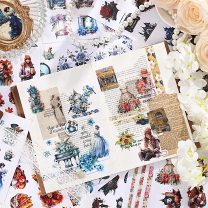 Libro de Stickers "Personajes Vintage 4"