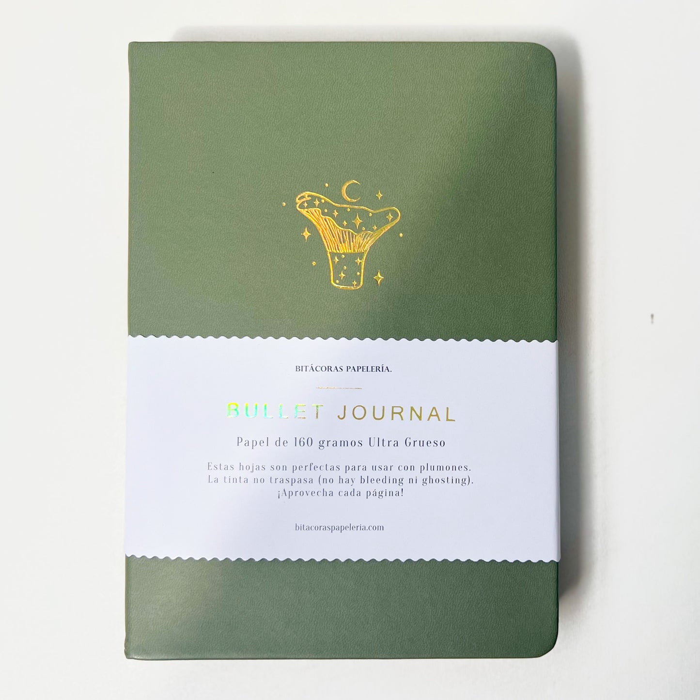 [¡UPS!] 25%OFF Journal “Reino Fungi” bordes dorados