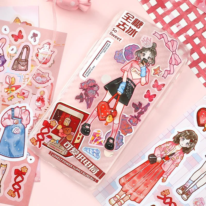 Muñequitas para vestir “Dress Up” ~290 Stickers