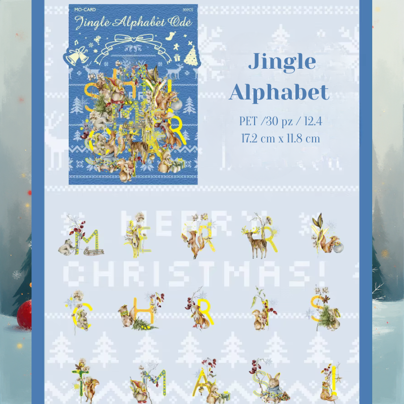 Stickers PET "Blanca Navidad "