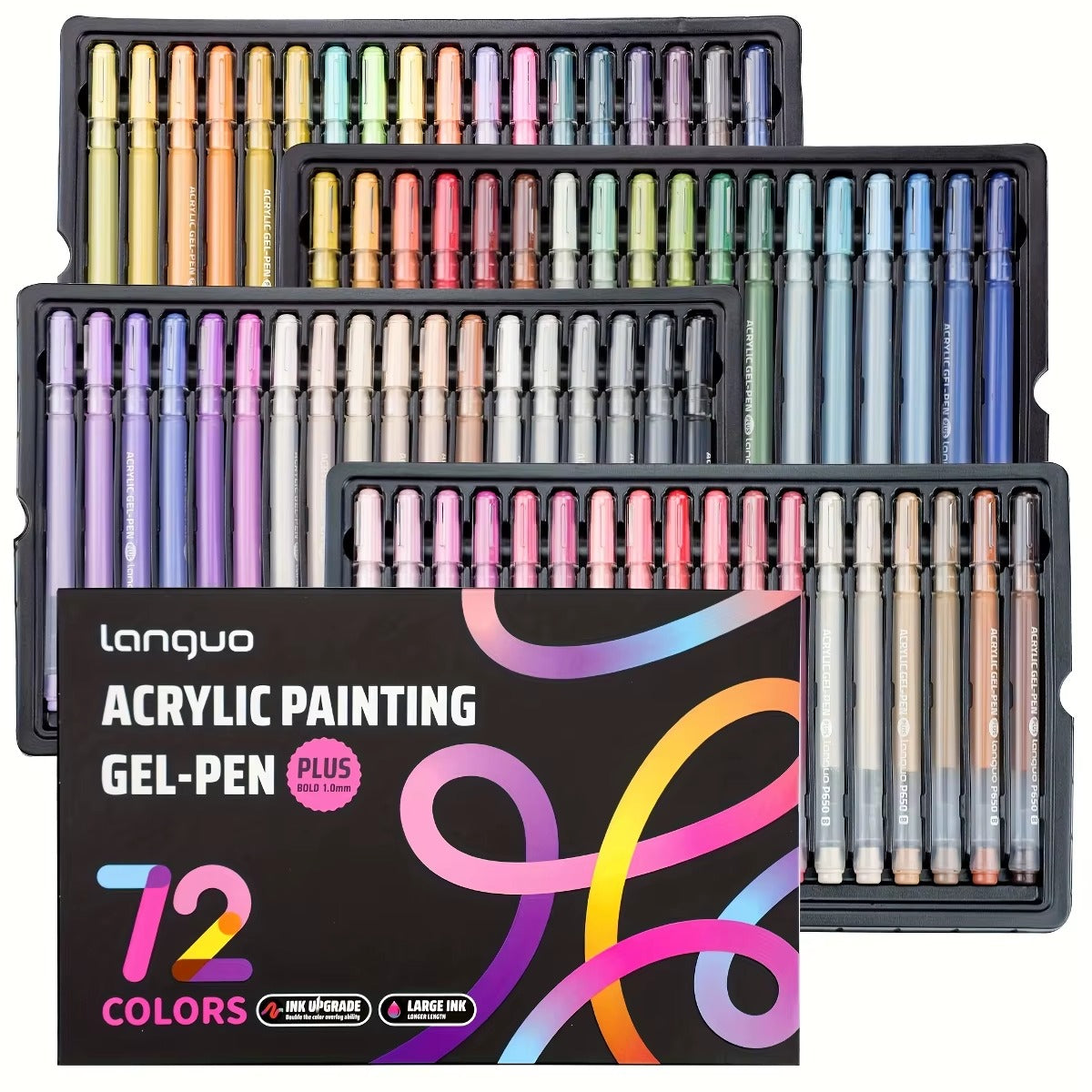 Gel Pen Acrílico Languo P650 · Punta Bold 1mm
