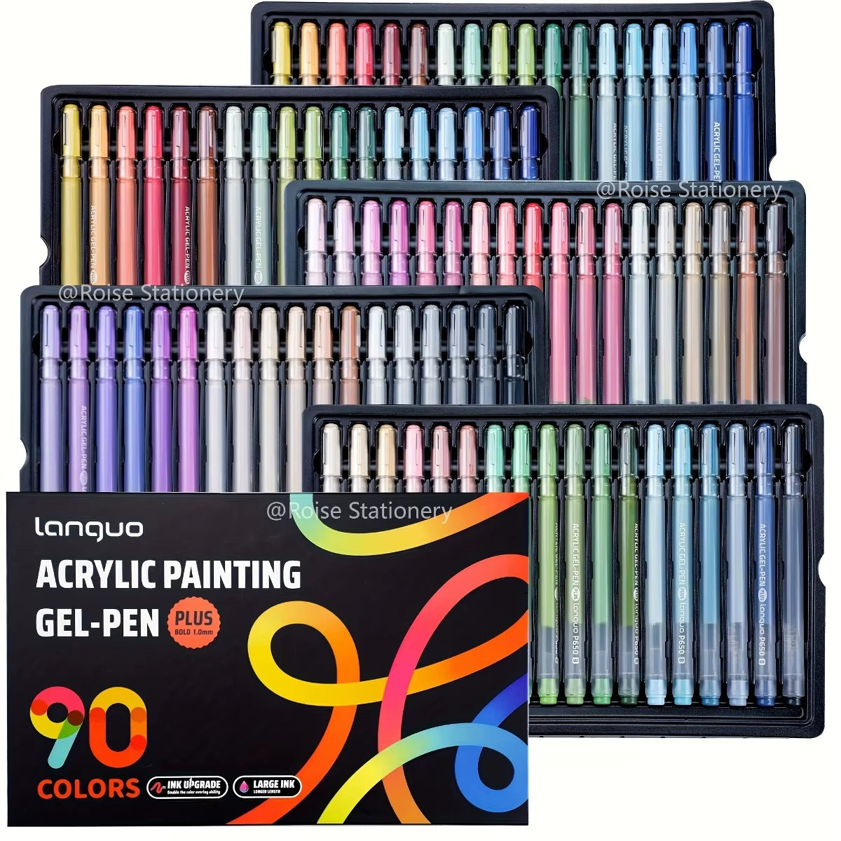 Gel Pen Acrílico Languo P650 · Punta Bold 1mm