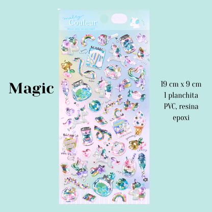 Stickers 3D "Melty Couleur"
