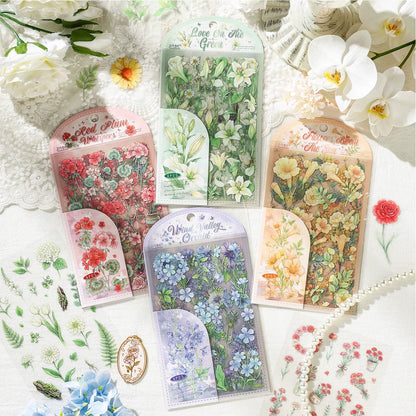 Stickers PET "Flores de Rocío"