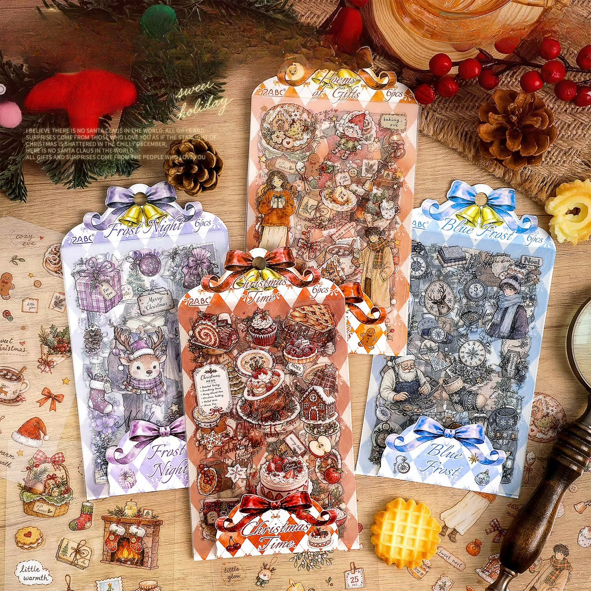 Stickers PET "Navidad de Cuento"