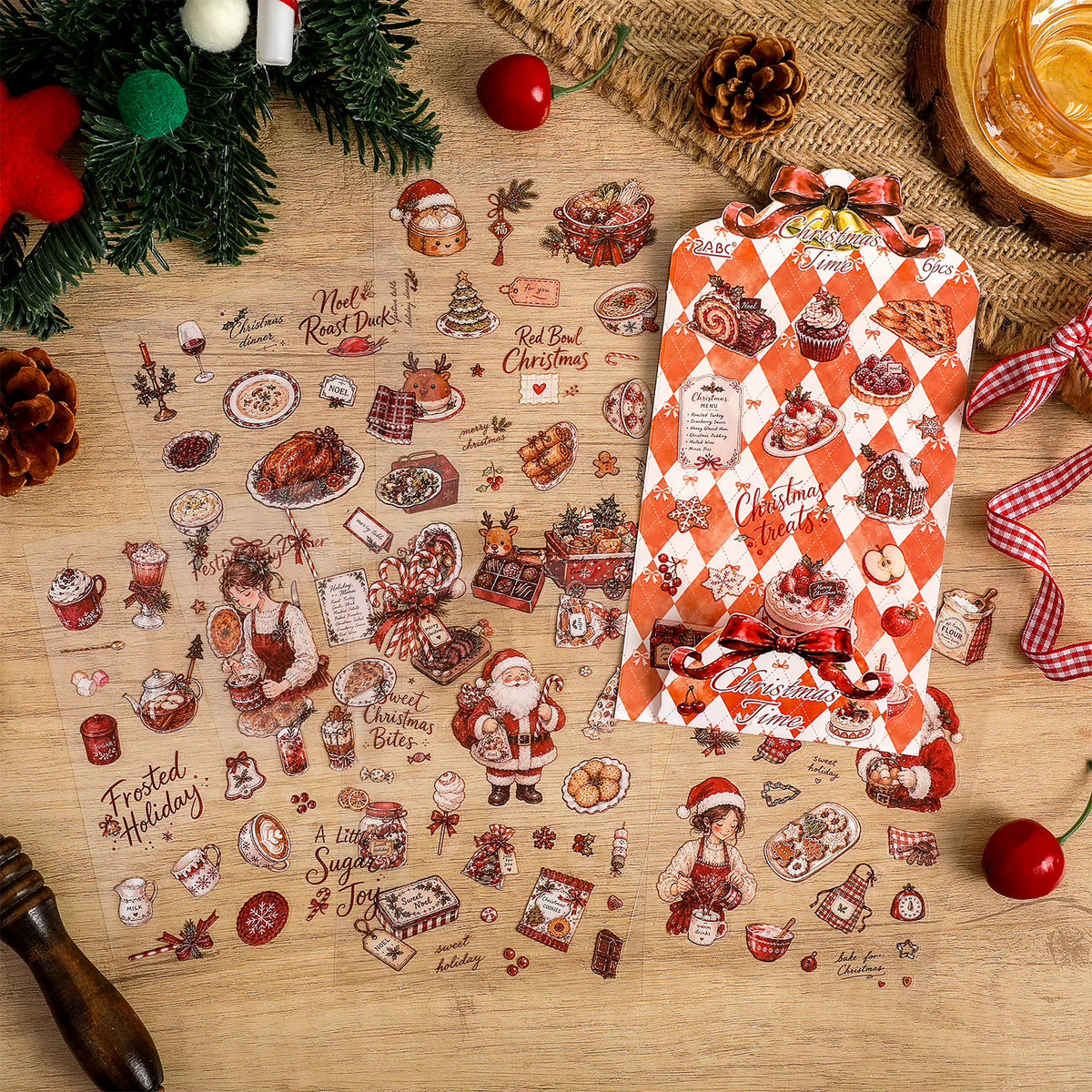 Stickers PET "Navidad de Cuento"