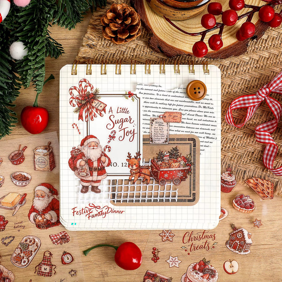Stickers PET "Navidad de Cuento"