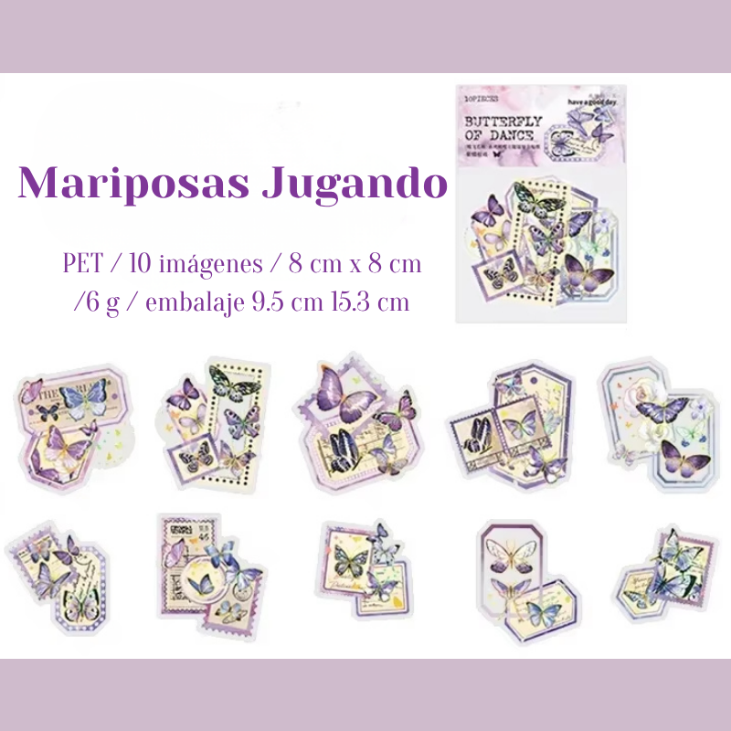 Stickers PET "Butterfly Of Dance"