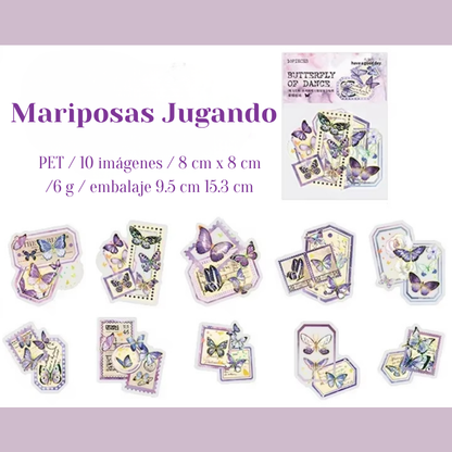 Stickers PET "Butterfly Of Dance"