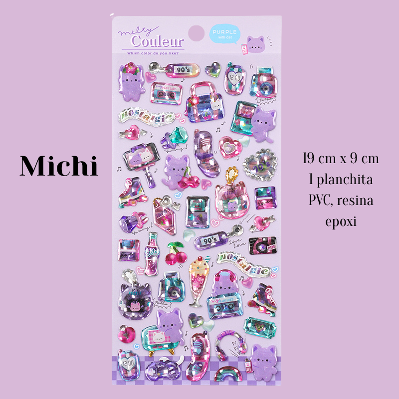 Stickers 3D "Melty Couleur"