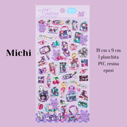 Stickers 3D "Melty Couleur"