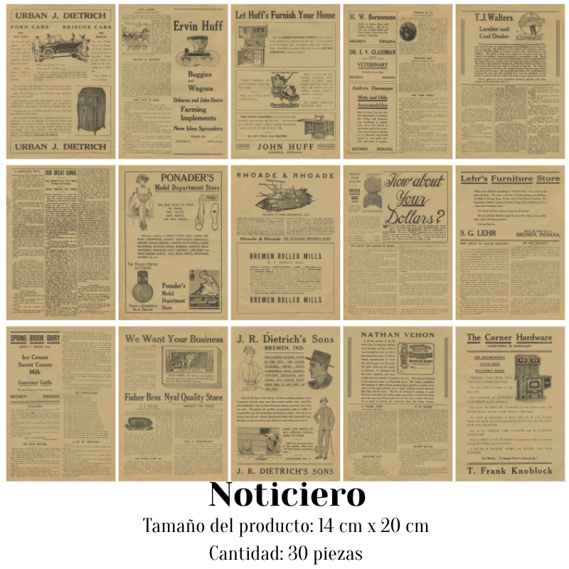 Papeles Decorativos "🧾 Archivo Clásico"