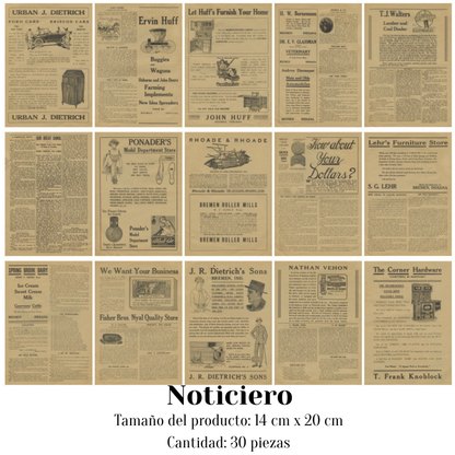 Papeles Decorativos "🧾 Archivo Clásico"
