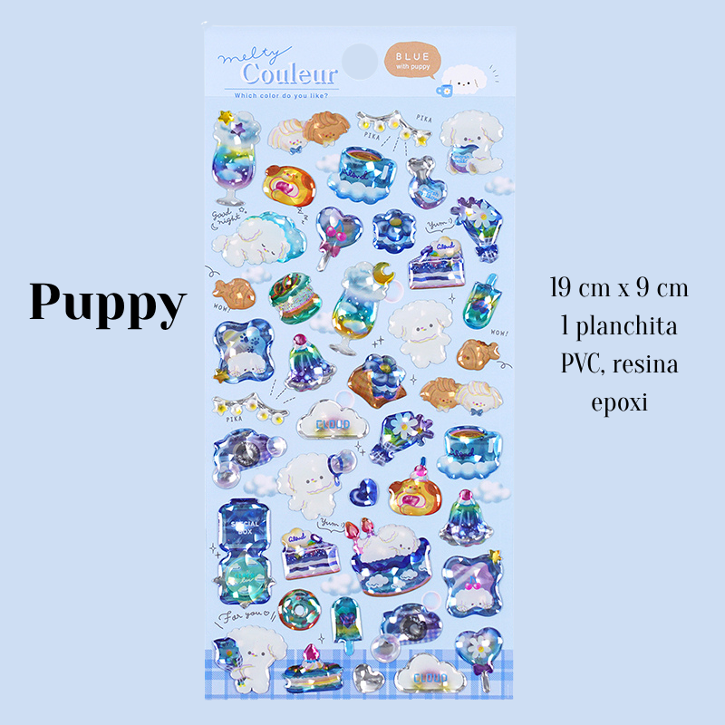 Stickers 3D "Melty Couleur"