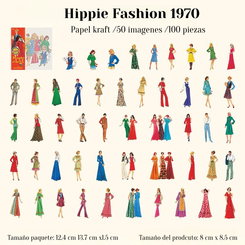 Adhesivos Troquelados "People Of The Era"