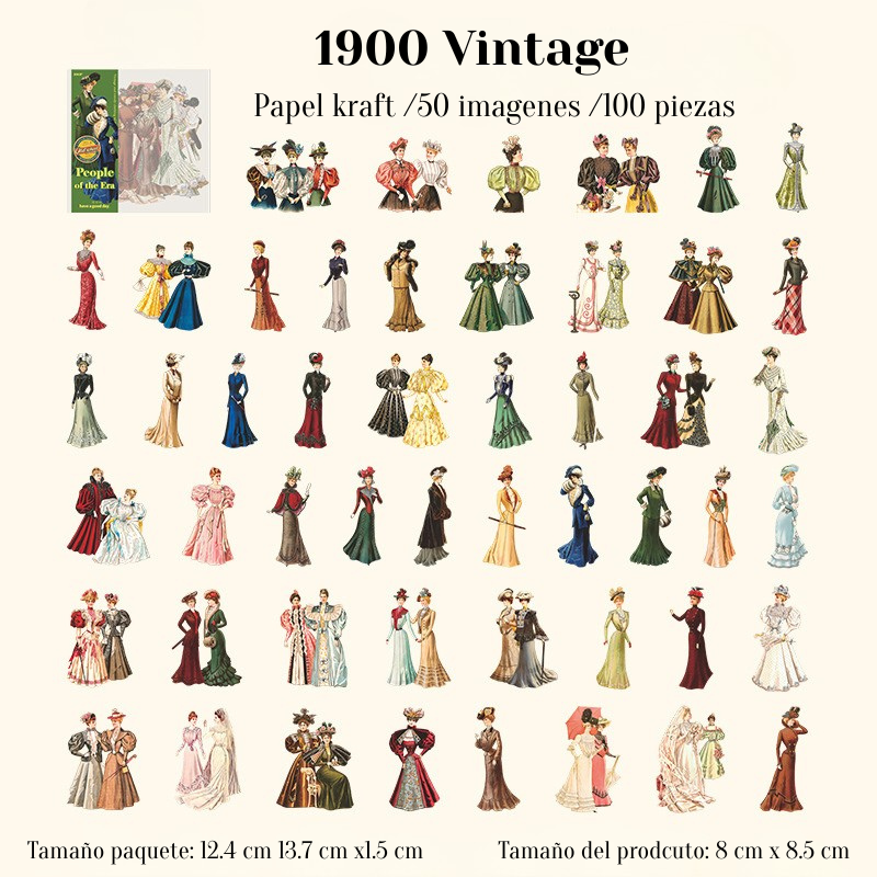 Adhesivos Troquelados "People Of The Era"