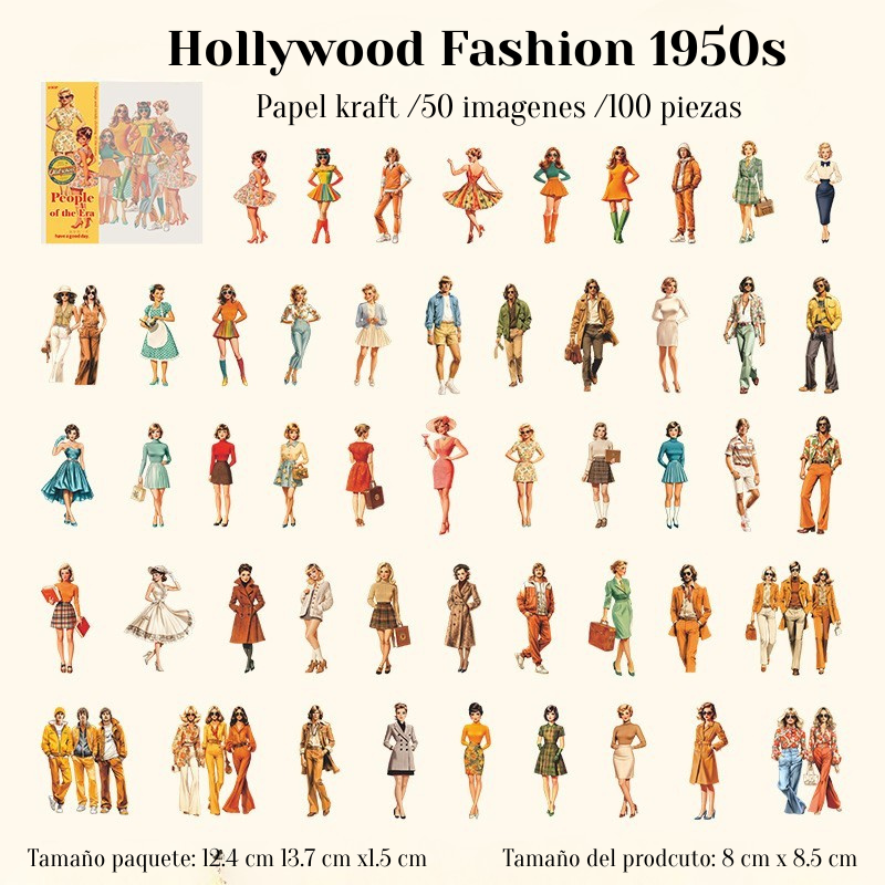 Adhesivos Troquelados "People Of The Era"