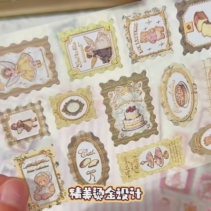 Stickers de papel "Estampillas"
