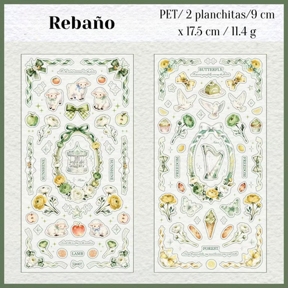 Stickers PET "Starry Nigth Fairy Tale"
