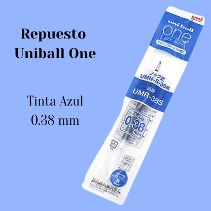 Repuesto Uni-ball One · Tinta Gel 0.38 / 0.5 mm