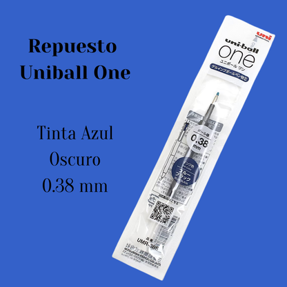 Repuesto Uni-ball One · Tinta Gel 0.38 / 0.5 mm