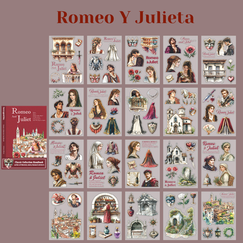 Libro de Stickers "Novelas Clásicas"