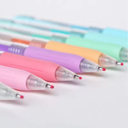 Zebra Sarasa Clip Milk · Set x8 Lapiceros Pastel