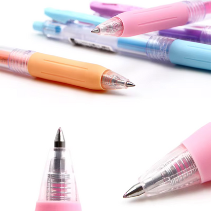 Zebra Sarasa Clip Milk · Set x8 Lapiceros Pastel