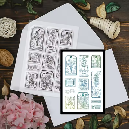 Set de Sellos de Silicona "Bloom Stamp"