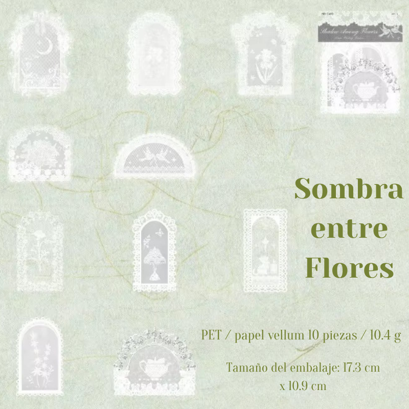 Stickers PET "Lace Poems"
