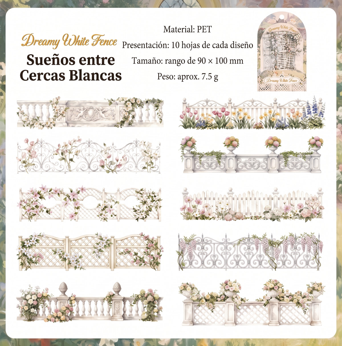 Stickers "Cercas Floridas"