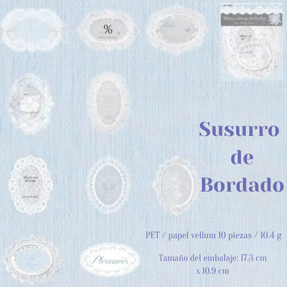 Stickers PET "Lace Poems"