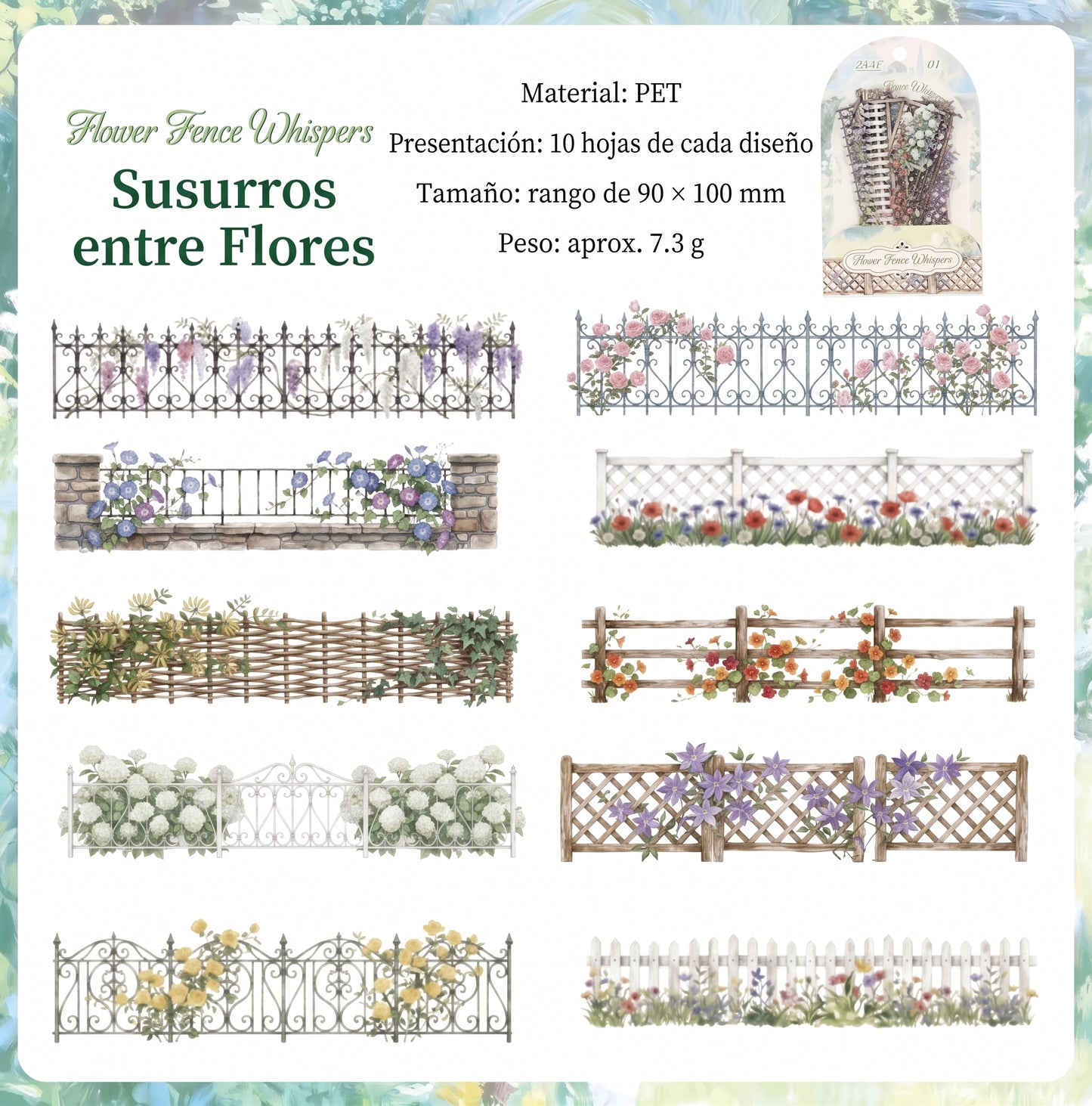 Stickers "Cercas Floridas"