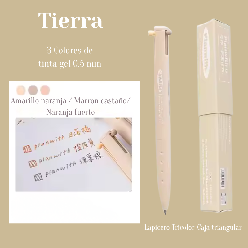 Lapicero Planwith- 3 en 1