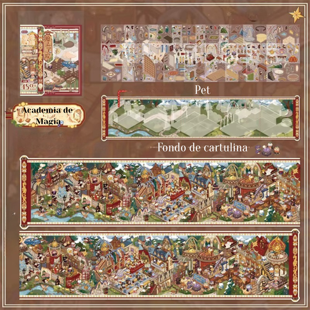 Mini Libros de Armable 3D “Tiza y Tejas”