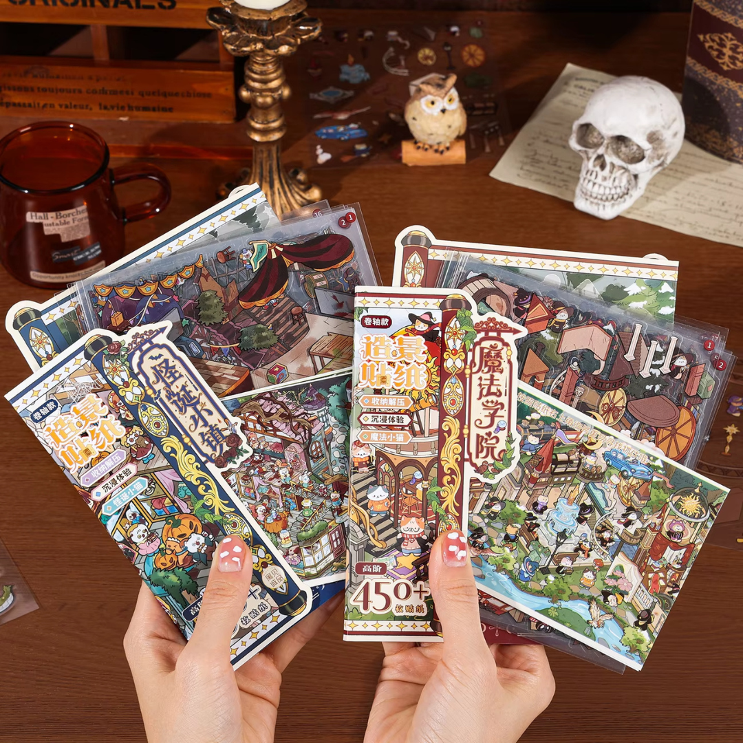 Mini Libros de Armable 3D “Tiza y Tejas”