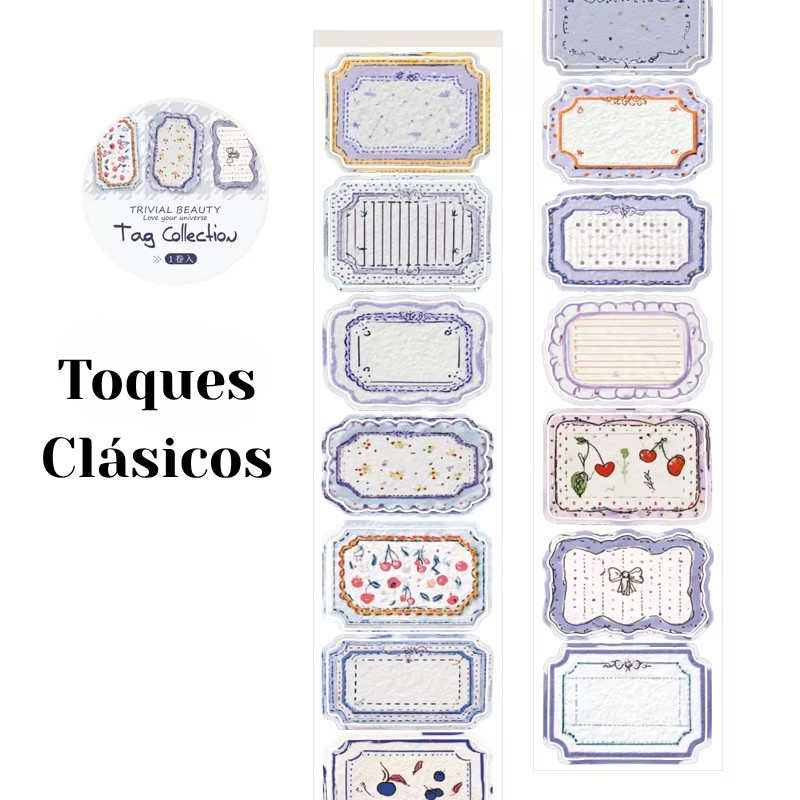 Colección Stickers Roll "Trivial Beauty"