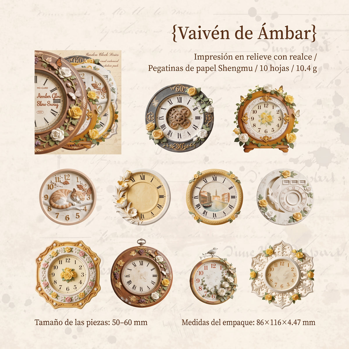 Stickers "Relojes de Jardín"