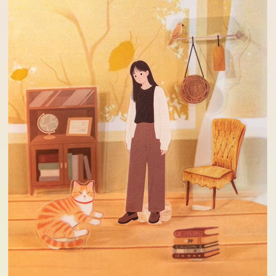 Stickers PET "😺🌸 Dulce Vida Gatuna"